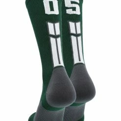 Buy โ๏ธ MadSportsStuff Dark Green Player ID Custom Number Crew ๐งฆ Socks For ๐ Basketball Lacrosse Volleyball Boys And ๐ง Girls ๐ 177 MadSportsStuff Dark Green Player ID Custom Number Crew Socks For Basketball Lacrosse Volleyball Boys And Girls