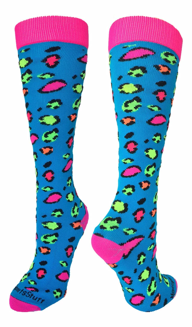 Cheapest ๐ MadSportsStuff Exotic Leopard Over The Calf Athletic ๐งฆ Socks ๐ฅ Softball ๐งฆ Socks โ๏ธ 1 MadSportsStuff Exotic Leopard Over The Calf Athletic Socks Softball Socks
