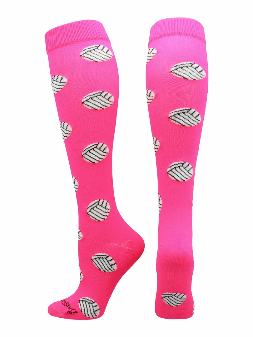 Outlet ๐งจ MadSportsStuff Volleyball ๐งฆ Socks With Volleyball Print Over The Calf ๐ 10 MadSportsStuff Volleyball Socks With Volleyball Print Over The Calf
