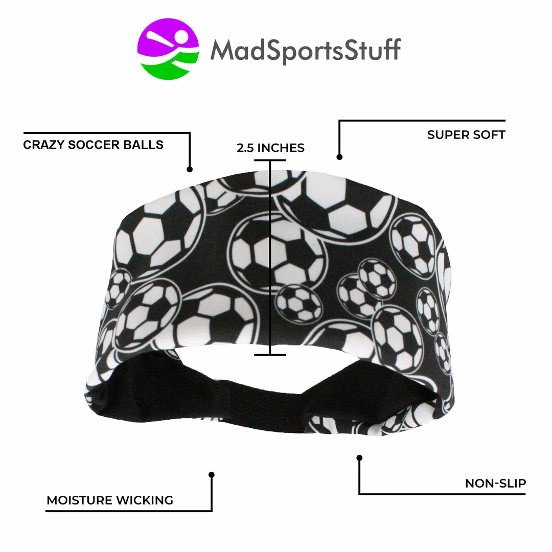 Top 10 โ๏ธ MadSportsStuff Crazy Soccer Headband With Soccer Ball Logos Headbands ๐ 4 MadSportsStuff Crazy Soccer Headband With Soccer Ball Logos Headbands