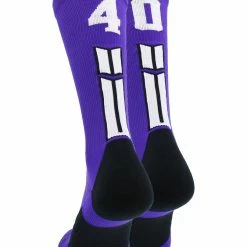 Brand new ๐ฅฐ MadSportsStuff Purple Player ID Custom Number Crew ๐งฆ Socks For ๐ Basketball Lacrosse Volleyball Boys And ๐ง Girls ๐ 193 MadSportsStuff Purple Player ID Custom Number Crew Socks For Basketball Lacrosse Volleyball Boys And Girls