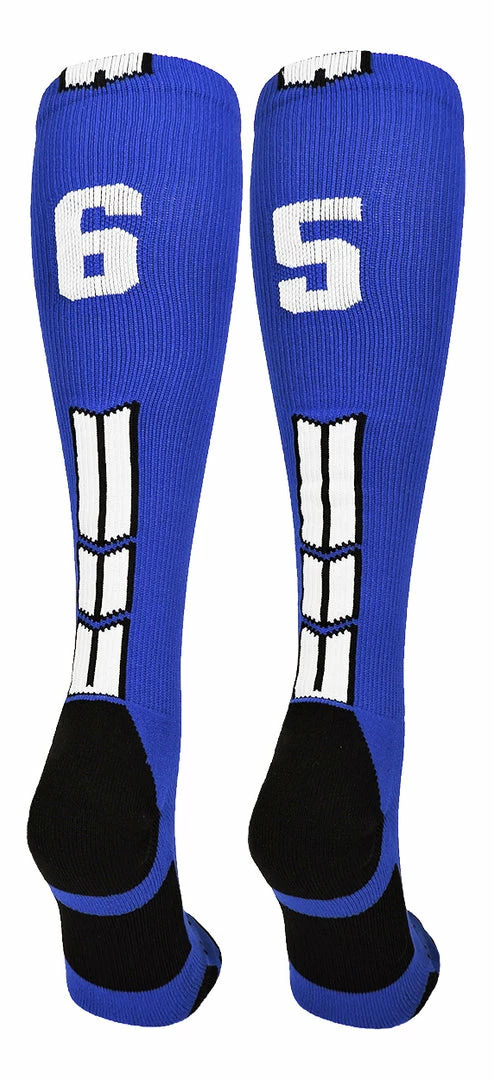 Best Sale ๐ MadSportsStuff โพ Baseball ๐งฆ Socks Royal Player ID Custom Number Over The Calf ๐งฆ Socks For ๐ฅ Softball โพ Baseball Football Boys And ๐ง Girls ๐ 15 MadSportsStuff Baseball Socks Royal Player ID Custom Number Over The Calf Socks For Softball Baseball Football Boys And Girls