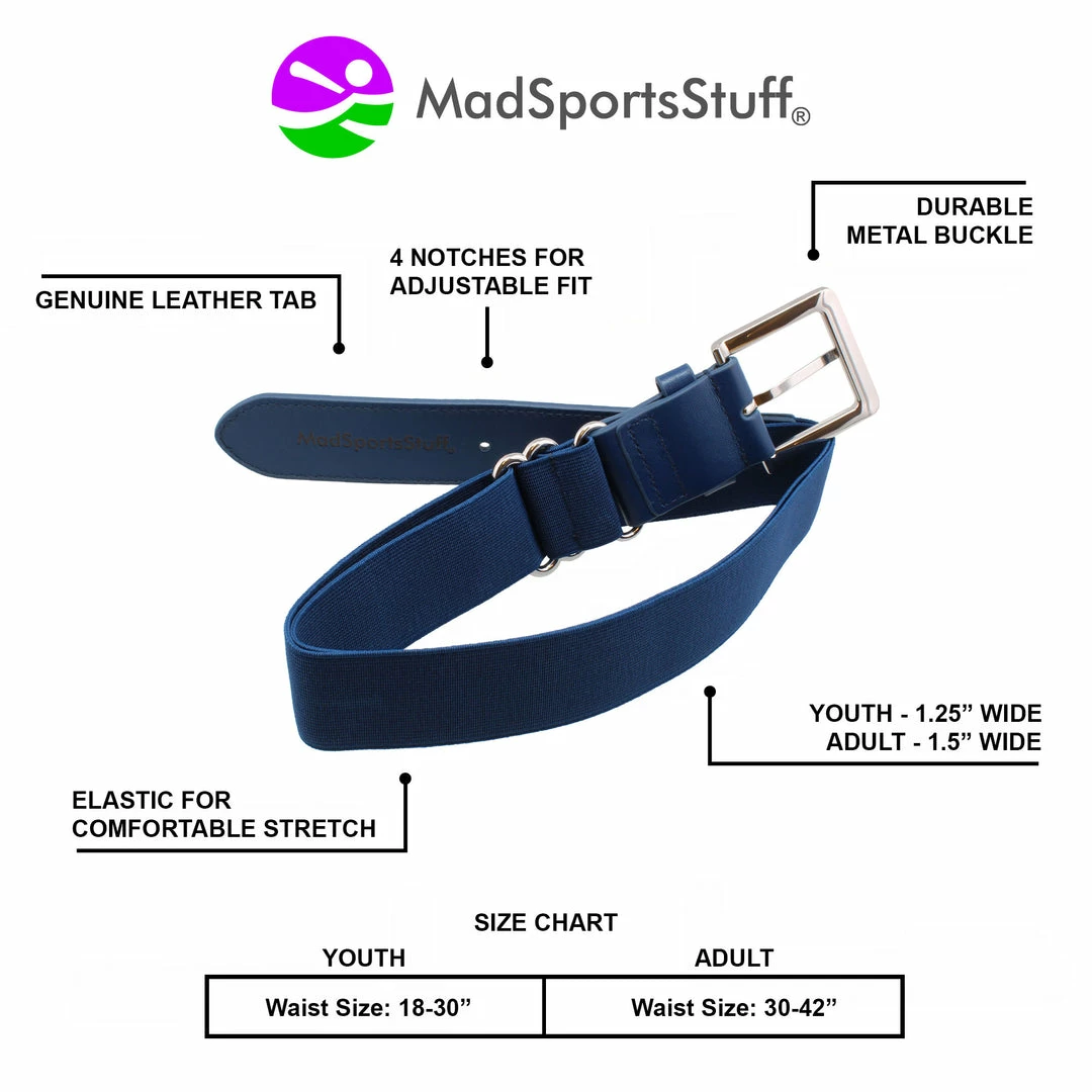 Brand new ๐ MadSportsStuff โพ Baseball Belts โพ Baseball Belt ๐ฅ Softball Belt Adjustable - Boys Men ๐ง Girls ๐ฉ Women - Youth And Adult Sizes ๐ฅ 3 MadSportsStuff Baseball Belts Baseball Belt Softball Belt Adjustable - Boys Men Girls Women - Youth And Adult Sizes