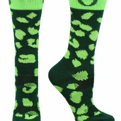 TCK Oregon Ducks Socks Womens Savage Crew Socks