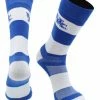 TCK Kentucky Wildcats Socks Game Day Striped Crew Socks All Schools