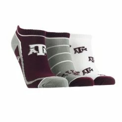 New ๐คฉ TCK Texas A&M Aggies No Show ๐งฆ Socks Full Field 3 Pack ๐ 7 TCK Texas A&M Aggies No Show Socks Full Field 3 Pack
