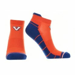 TCK Virginia Cavaliers Low Cut Ankle Socks With Tab All Schools