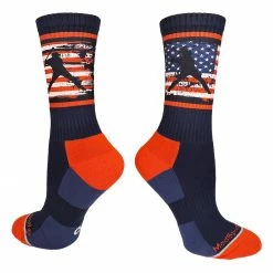 Best Pirce ๐ MadSportsStuff USA American Flag โพ Baseball Player Athletic Crew ๐งฆ Socks ๐ฅฐ 11 MadSportsStuff USA American Flag Baseball Player Athletic Crew Socks