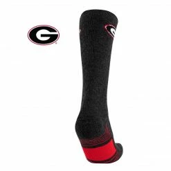 TCK University Of Georgia Bulldogs Socks - Pure Merino Wool - Far Trek
