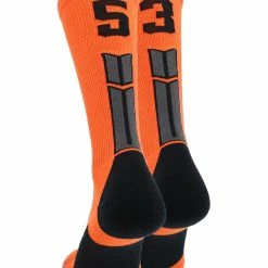 Flash Sale β MadSportsStuff Orange And Black Player ID Custom Number Crew 𧦠Socks For π Basketball Lacrosse Volleyball Boys And π§ Girls β 130 MadSportsStuff Orange And Black Player ID Custom Number Crew Socks For Basketball Lacrosse Volleyball Boys And Girls