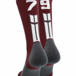 Best deal ๐คฉ MadSportsStuff Maroon Player ID Custom Number Crew ๐งฆ Socks For ๐ Basketball Lacrosse Volleyball Boys And ๐ง Girls ๐งจ 154 MadSportsStuff Maroon Player ID Custom Number Crew Socks For Basketball Lacrosse Volleyball Boys And Girls