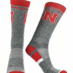 TCK Nebraska Cornhuskers Socks Victory Parade Crew Length All Schools