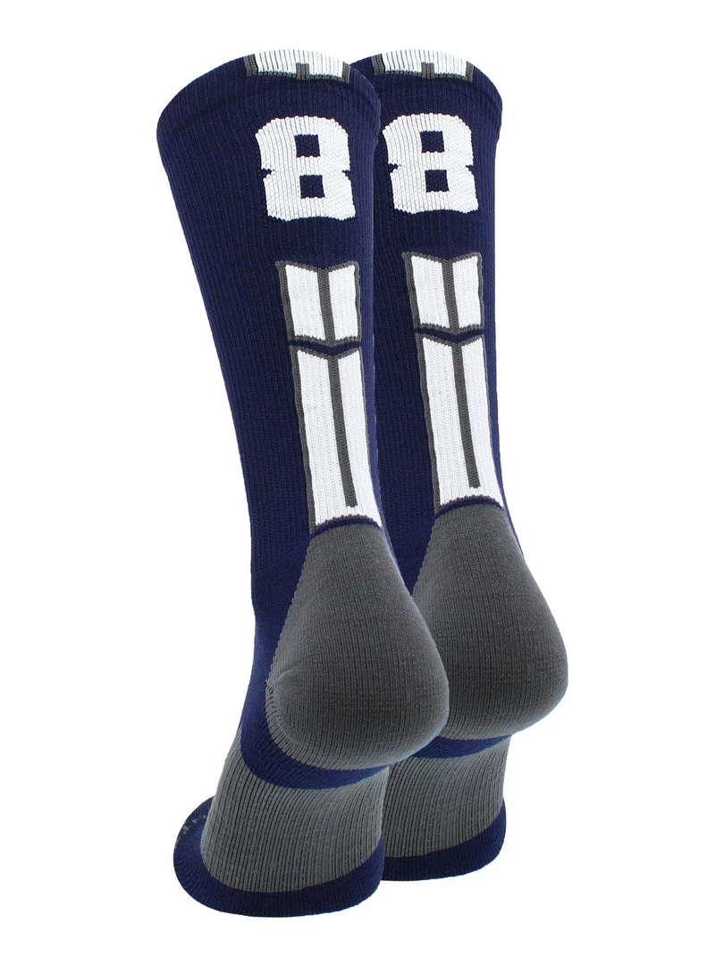 Deals ๐ MadSportsStuff Volleyball ๐งฆ Socks Navy Player ID Custom Number Crew ๐งฆ Socks For ๐ Basketball Lacrosse Volleyball Boys And ๐ง Girls ๐ 41 MadSportsStuff Volleyball Socks Navy Player ID Custom Number Crew Socks For Basketball Lacrosse Volleyball Boys And Girls