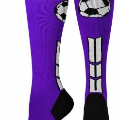 MadSportsStuff Soccer Socks With Soccer Ball Logo Over The Calf (multiple Colors)