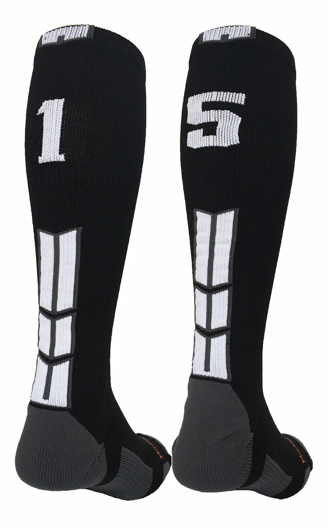 Outlet โ MadSportsStuff ๐ฅ Softball ๐งฆ Socks Black Player ID Custom Number Over The Calf ๐งฆ Socks For ๐ฅ Softball โพ Baseball Football Boys And ๐ง Girls ๐ 64 MadSportsStuff Softball Socks Black Player ID Custom Number Over The Calf Socks For Softball Baseball Football Boys And Girls