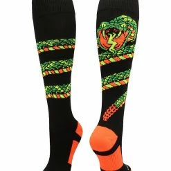 MadSportsStuff Crazy Snake Over The Calf Athletic Socks Baseball Socks