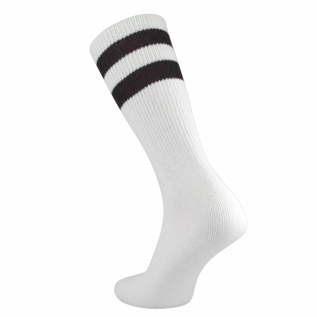 Best Pirce ๐ TCK Retro 2 Stripe Crew ๐งฆ Socks ๐ Basketball ๐งฆ Socks ๐ 3 TCK Retro 2 Stripe Crew Socks Basketball Socks