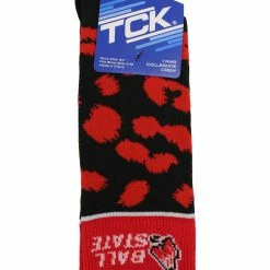 Wholesale ๐ TCK Ball State Cardinals ๐งฆ Socks ๐ฉ Womens Savage Crew ๐งฆ Socks โค๏ธ 8 TCK Ball State Cardinals Socks Womens Savage Crew Socks