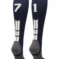 Best Sale ๐คฉ MadSportsStuff Navy Player ID Custom Number Over The Calf ๐งฆ Socks For ๐ฅ Softball โพ Baseball Football Boys And ๐ง Girls โจ 118 MadSportsStuff Navy Player ID Custom Number Over The Calf Socks For Softball Baseball Football Boys And Girls