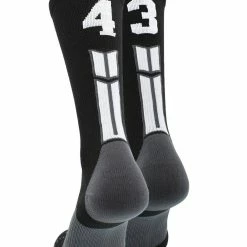 Outlet ๐งจ MadSportsStuff Black Player ID Custom Number Crew ๐งฆ Socks For ๐ Basketball Lacrosse Volleyball Boys And ๐ง Girls Volleyball ๐งฆ Socks ๐ฏ 190 MadSportsStuff Black Player ID Custom Number Crew Socks For Basketball Lacrosse Volleyball Boys And Girls Volleyball Socks