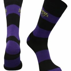 TCK All Schools Minnesota State Mavericks Socks Game Day Striped Crew Socks