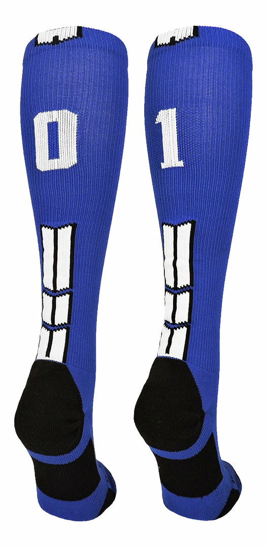 Wholesale ๐ MadSportsStuff โพ Baseball ๐งฆ Socks Royal Player ID Custom Number Over The Calf ๐งฆ Socks For ๐ฅ Softball โพ Baseball Football Boys And ๐ง Girls ๐ 78 MadSportsStuff Baseball Socks Royal Player ID Custom Number Over The Calf Socks For Softball Baseball Football Boys And Girls