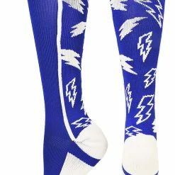 MadSportsStuff Baseball Socks Crazy Socks With Lightning Bolts (multiple Colors)