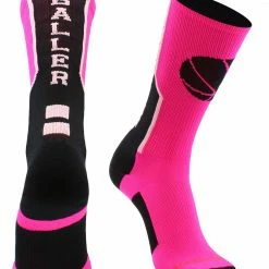 Flash Sale ๐คฉ MadSportsStuff Baller ๐ Basketball ๐งฆ Socks With ๐ Basketball Logo Crew Length ๐งจ 25 MadSportsStuff Baller Basketball Socks With Basketball Logo Crew Length