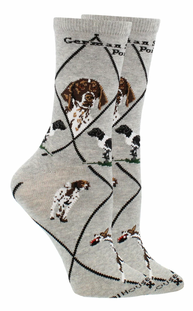 Best deal 🤩 WHD German Shorthaired Pointer 🧦 Socks For 👩 Women Gift For 🐶 Dog Lovers Crazy 🧦 Socks - Crew 💯 1 WHD German Shorthaired Pointer Socks For Women Gift For Dog Lovers Crazy Socks - Crew