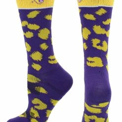 TCK All Schools Northern Iowa Panthers Socks Womens Savage Crew Socks