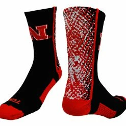 Promo ๐ TCK Nebraska Cornhuskers ๐งฆ Socks Static Crew All Schools ๐ฏ 5 TCK Nebraska Cornhuskers Socks Static Crew All Schools
