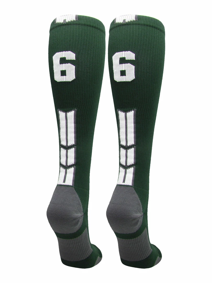 Best reviews of 🤩 MadSportsStuff Dark Green Player ID Custom Number Over The Calf 🧦 Socks For 🥎 Softball ⚾ Baseball Football Boys And 👧 Girls 🥎 Softball 🧦 Socks 🧨 14 MadSportsStuff Dark Green Player ID Custom Number Over The Calf Socks For Softball Baseball Football Boys And Girls Softball Socks