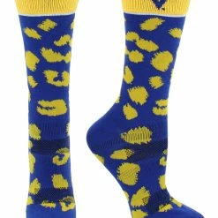 TCK West Virginia Mountaineers Socks Womens Savage Crew Socks