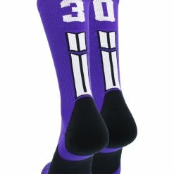 Brand new ๐ฅฐ MadSportsStuff Purple Player ID Custom Number Crew ๐งฆ Socks For ๐ Basketball Lacrosse Volleyball Boys And ๐ง Girls ๐ 203 MadSportsStuff Purple Player ID Custom Number Crew Socks For Basketball Lacrosse Volleyball Boys And Girls