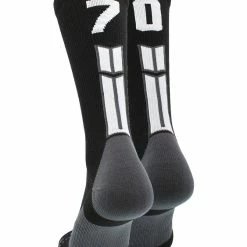 Buy โญ MadSportsStuff Black Player ID Custom Number Crew ๐งฆ Socks For ๐ Basketball Lacrosse Volleyball Boys And ๐ง Girls ๐ 113 MadSportsStuff Black Player ID Custom Number Crew Socks For Basketball Lacrosse Volleyball Boys And Girls