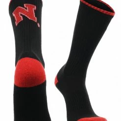 TCK All Schools Nebraska Cornhuskers Socks Campus Legend Crew Length