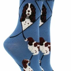 Cheapest ❤️ WHD Springer Spaniel 🧦 Socks For 👩 Women Gift For 🦮 Dog Lovers Crazy 🧦 Socks - Crew 🥰 9 WHD Springer Spaniel Socks For Women Gift For Dog Lovers Crazy Socks - Crew