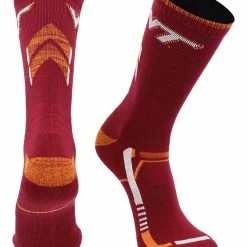 TCK Virginia Tech Hokies Socks Virginia Tech University Hokies Champion Crew Socks All Schools
