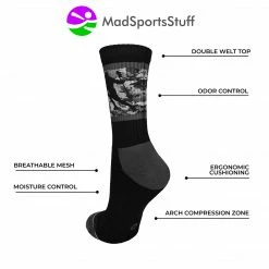 Discount ✔️ MadSportsStuff Lacrosse 🧦 Socks With Player On Camo Background Crew 🧦 Socks (multiple Colors) ✔️ 13 MadSportsStuff Lacrosse Socks With Player On Camo Background Crew Socks (multiple Colors)