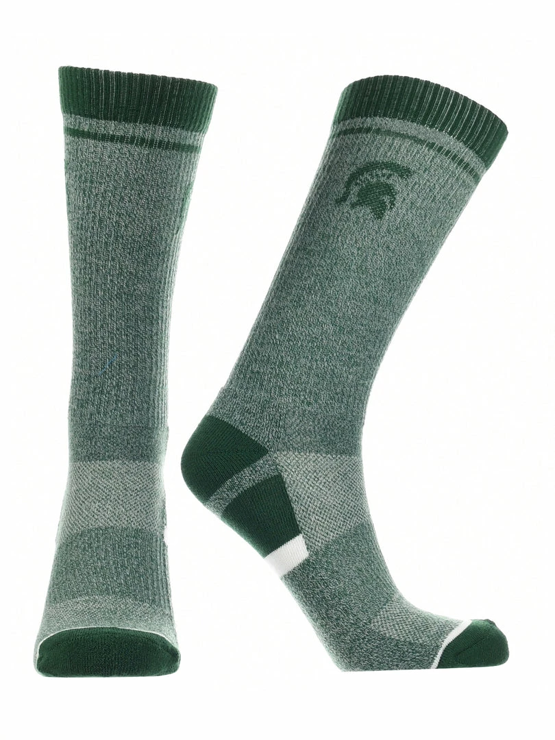Brand new ๐ TCK All Schools Michigan State Spartans ๐งฆ Socks Victory Parade Crew Length โจ 1 TCK All Schools Michigan State Spartans Socks Victory Parade Crew Length