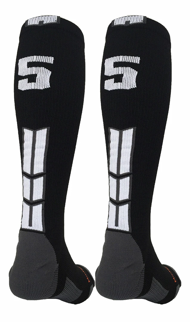 Outlet โ MadSportsStuff ๐ฅ Softball ๐งฆ Socks Black Player ID Custom Number Over The Calf ๐งฆ Socks For ๐ฅ Softball โพ Baseball Football Boys And ๐ง Girls ๐ 25 MadSportsStuff Softball Socks Black Player ID Custom Number Over The Calf Socks For Softball Baseball Football Boys And Girls