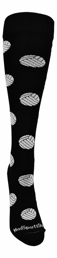 Outlet ๐งจ MadSportsStuff Volleyball ๐งฆ Socks With Volleyball Print Over The Calf ๐ 2 MadSportsStuff Volleyball Socks With Volleyball Print Over The Calf