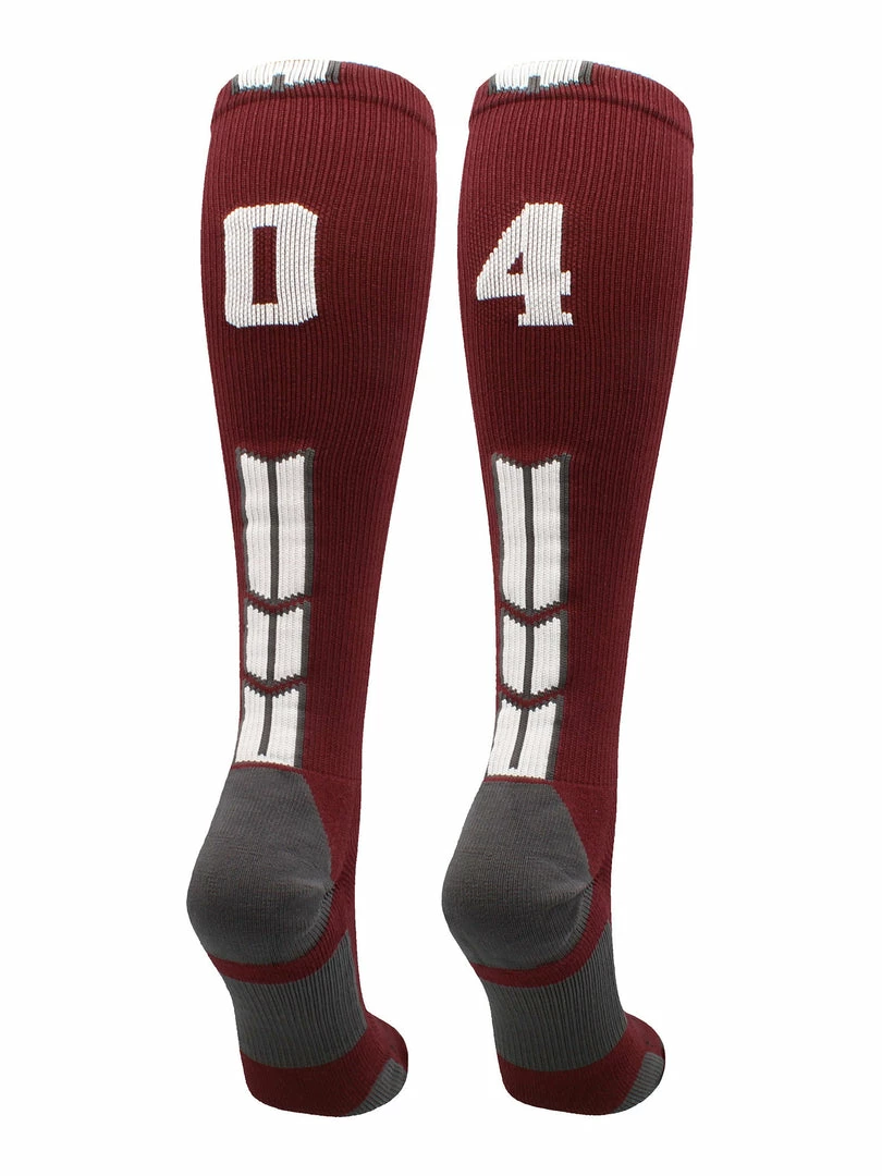 Best Sale ๐ MadSportsStuff Maroon Player ID Custom Number Over The Calf ๐งฆ Socks For ๐ฅ Softball โพ Baseball Football Boys And ๐ง Girls ๐ฅ Softball ๐งฆ Socks ๐ 74 MadSportsStuff Maroon Player ID Custom Number Over The Calf Socks For Softball Baseball Football Boys And Girls Softball Socks