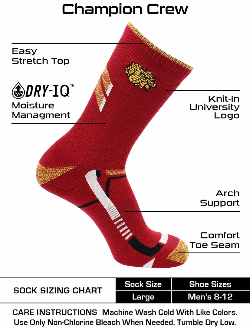 Brand new ๐ TCK Minnesota Duluth Bulldogs ๐งฆ Socks University Of Minnesota Duluth Bulldogs Champion Crew ๐งฆ Socks All Schools ๐ 3 TCK Minnesota Duluth Bulldogs Socks University Of Minnesota Duluth Bulldogs Champion Crew Socks All Schools