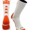 TCK Clemson Tigers Socks Baseline Crew All Schools