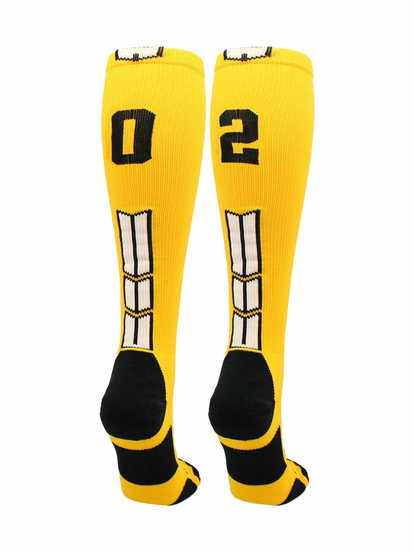 Cheap ๐ MadSportsStuff ๐ฅ Softball ๐งฆ Socks Gold Player ID Custom Number Over The Calf ๐งฆ Socks For ๐ฅ Softball โพ Baseball Football Boys And ๐ง Girls ๐ 76 MadSportsStuff Softball Socks Gold Player ID Custom Number Over The Calf Socks For Softball Baseball Football Boys And Girls