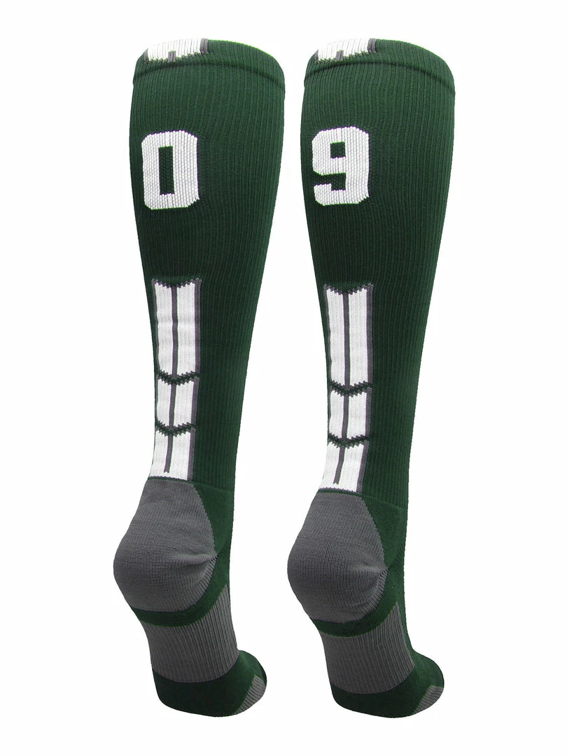 Best Pirce ๐ MadSportsStuff Dark Green Player ID Custom Number Over The Calf ๐งฆ Socks For ๐ฅ Softball โพ Baseball Football Boys And ๐ง Girls ๐ฅ Softball ๐งฆ Socks ๐คฉ 70 MadSportsStuff Dark Green Player ID Custom Number Over The Calf Socks For Softball Baseball Football Boys And Girls Softball Socks