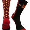 TCK Iowa State Cyclones Socks Diamond Crew