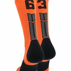 Flash Sale β MadSportsStuff Orange And Black Player ID Custom Number Crew 𧦠Socks For π Basketball Lacrosse Volleyball Boys And π§ Girls β 120 MadSportsStuff Orange And Black Player ID Custom Number Crew Socks For Basketball Lacrosse Volleyball Boys And Girls