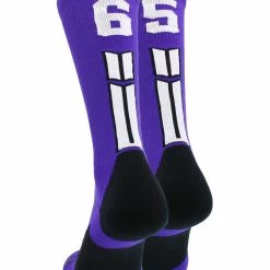 Brand new ๐ฅฐ MadSportsStuff Purple Player ID Custom Number Crew ๐งฆ Socks For ๐ Basketball Lacrosse Volleyball Boys And ๐ง Girls ๐ 118 MadSportsStuff Purple Player ID Custom Number Crew Socks For Basketball Lacrosse Volleyball Boys And Girls
